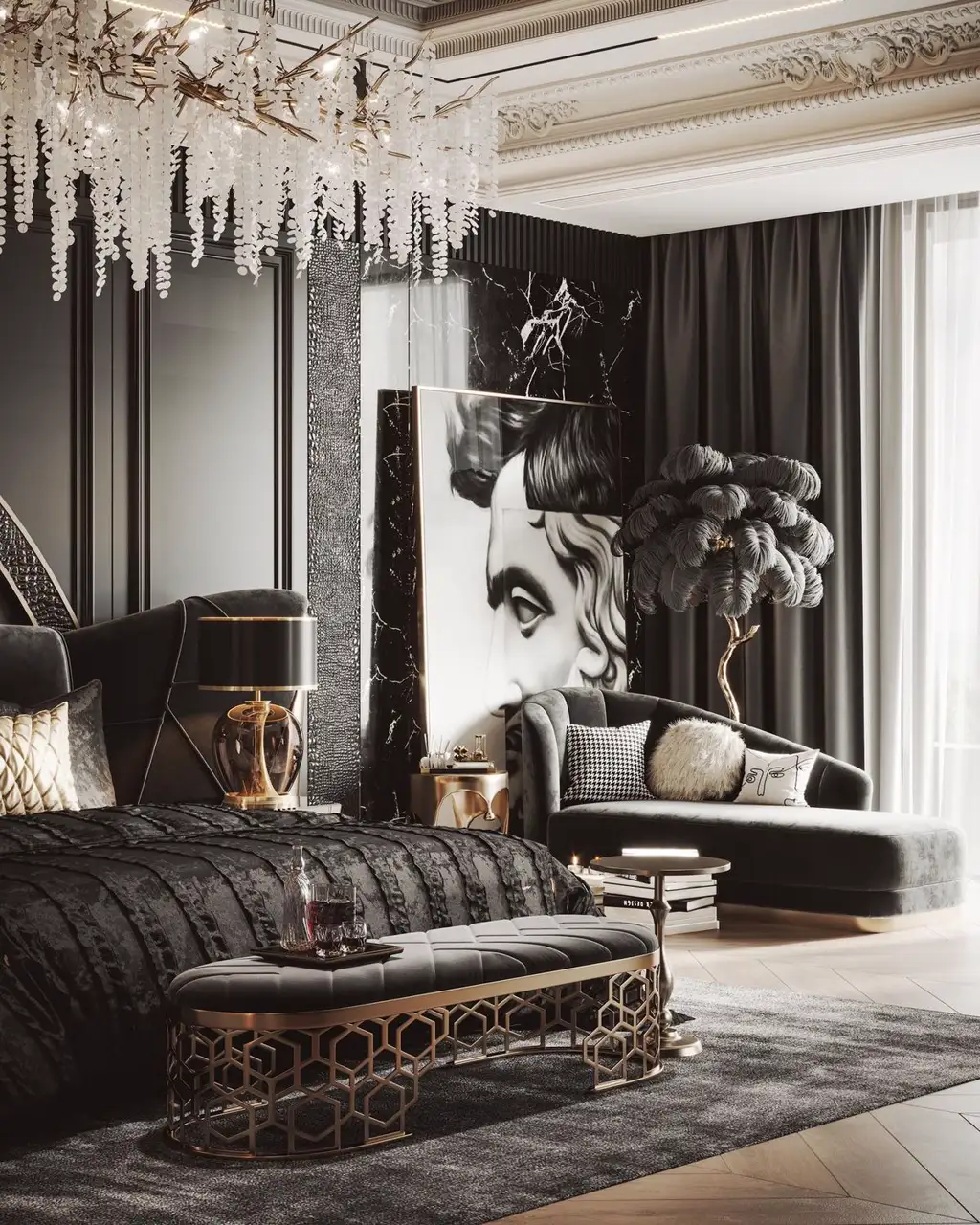 French Classic Full-home Rendering 01, interior view 11