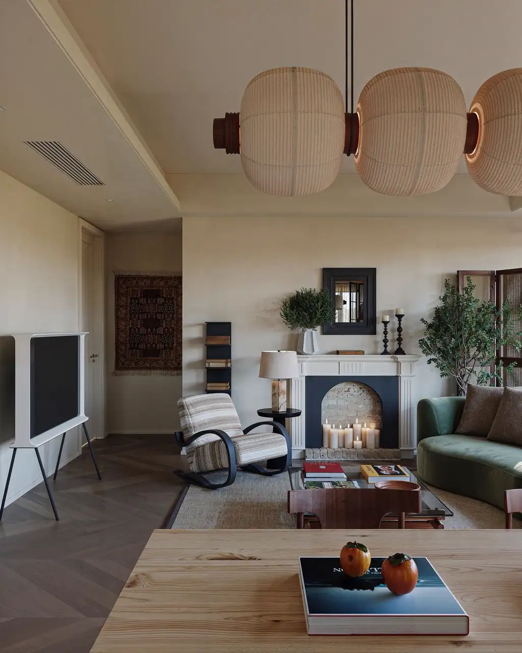 Warm Residential Rendering 01, interior view 3