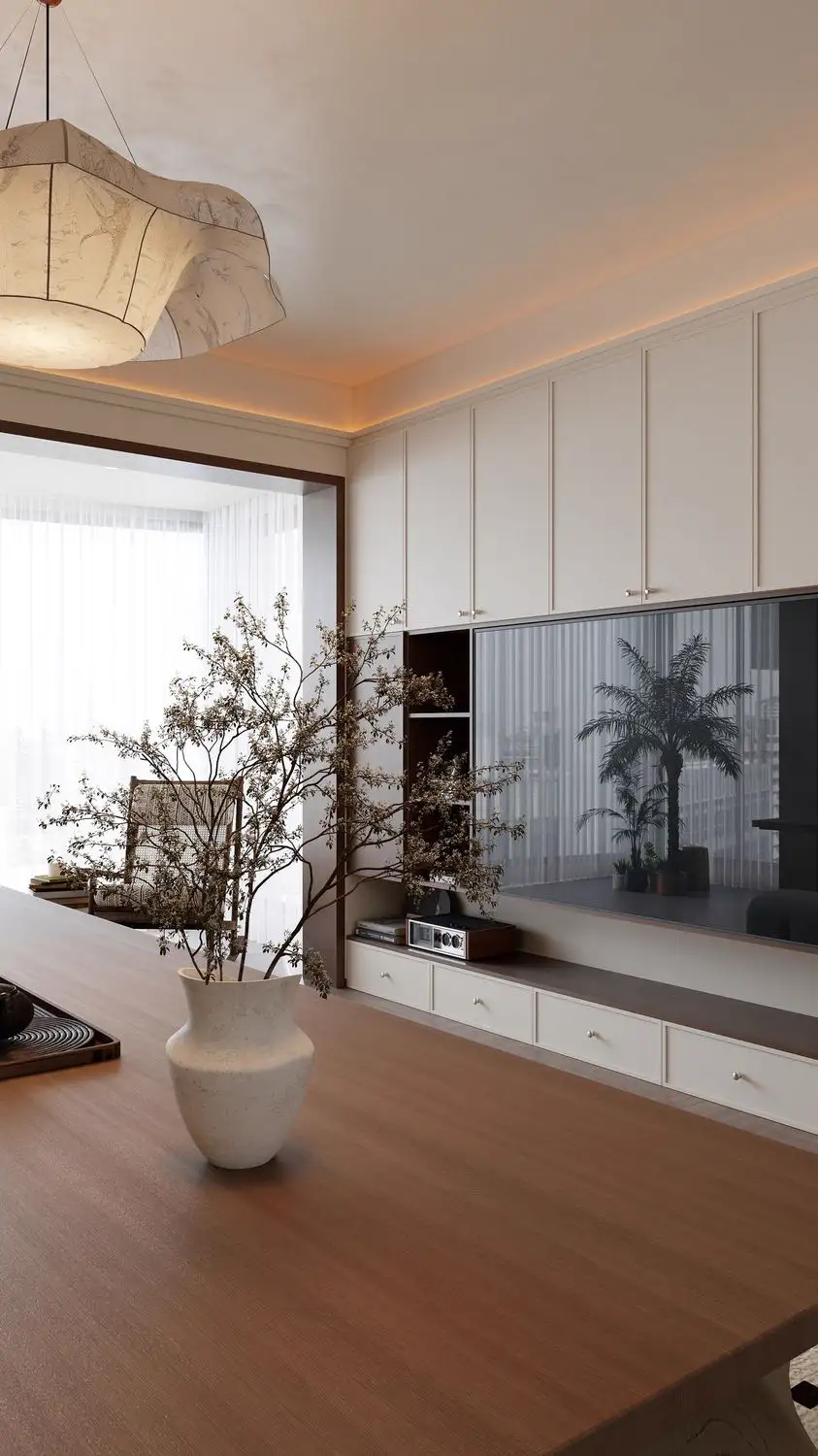 Warm Residential Rendering 02, interior view 4