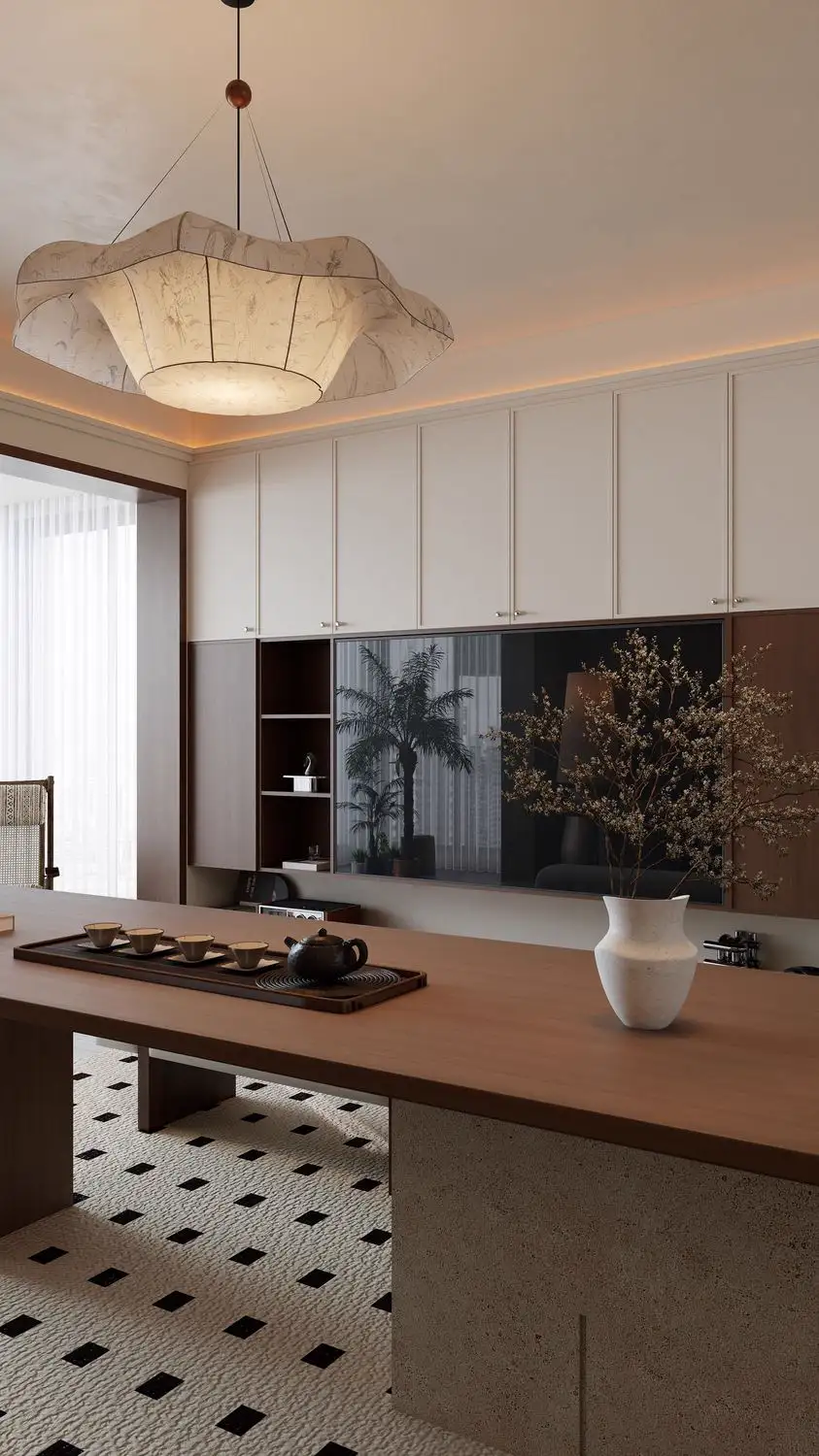 Warm Residential Rendering 02, interior view 6