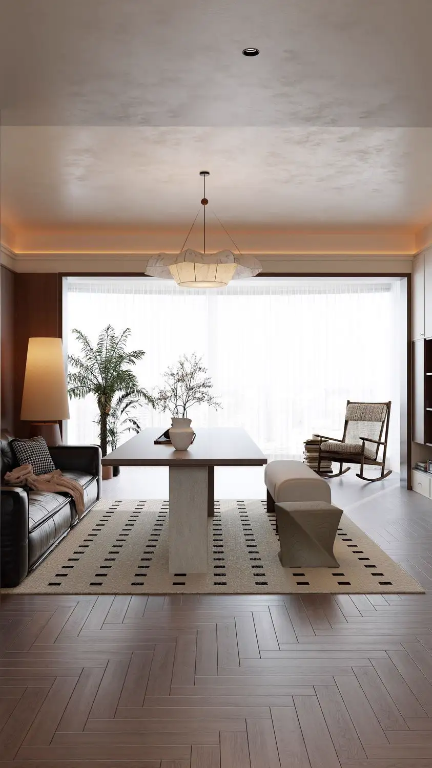 Warm Residential Rendering 02, interior view 8