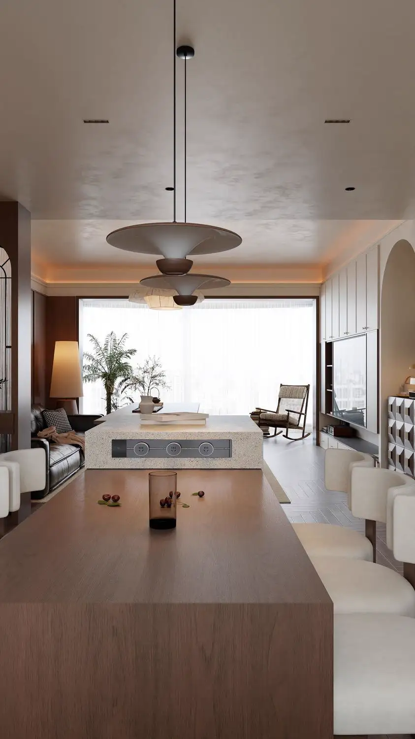 Warm Residential Rendering 02, interior view 15