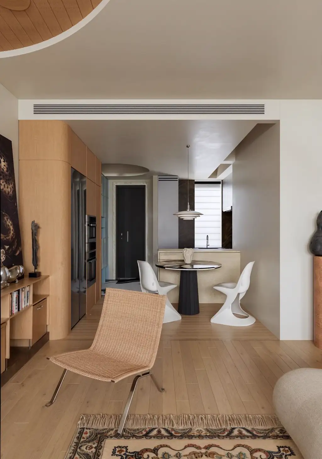 Natural Wood Interior Rendering 02, interior view 2