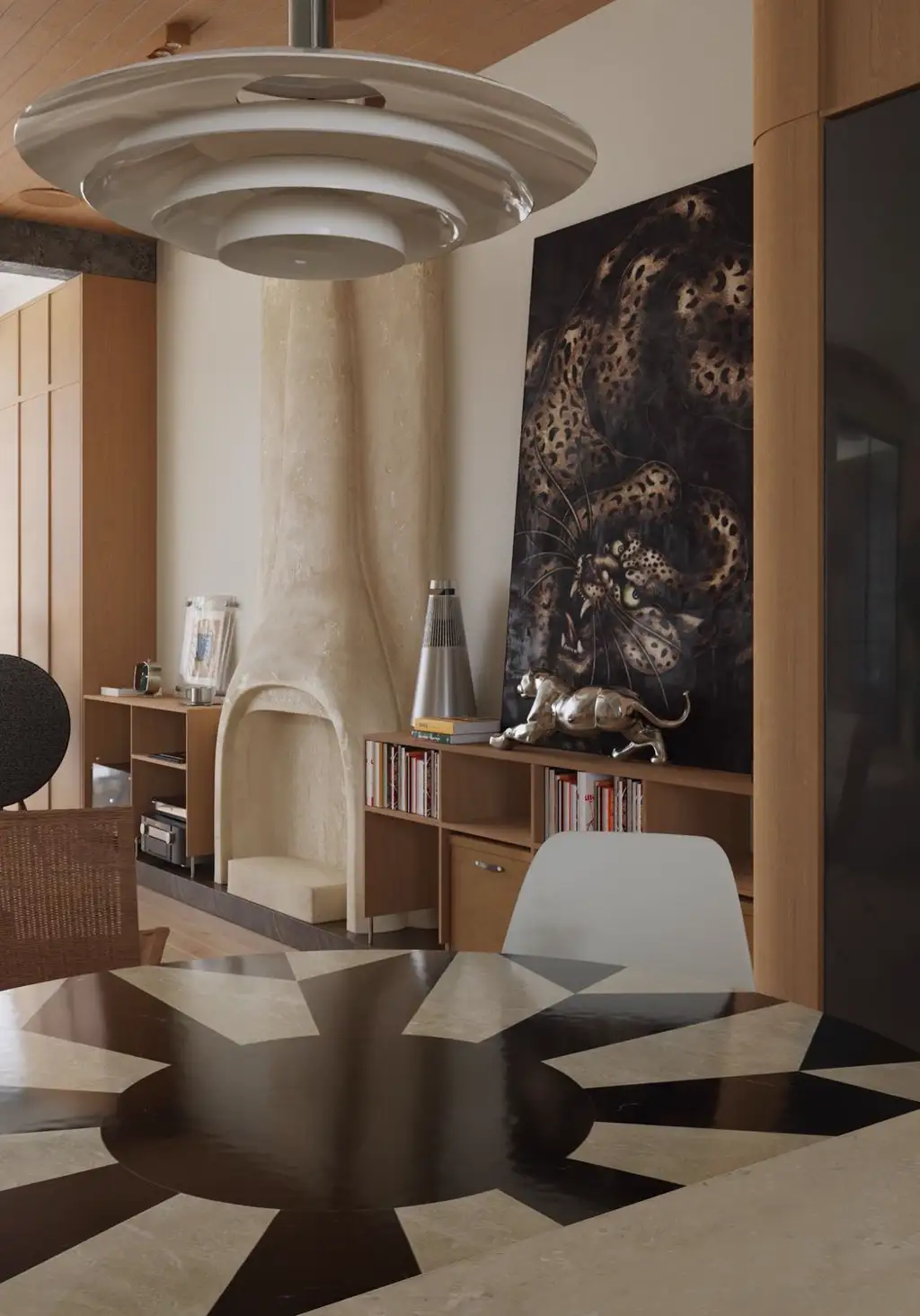 Natural Wood Interior Rendering 02, interior view 11