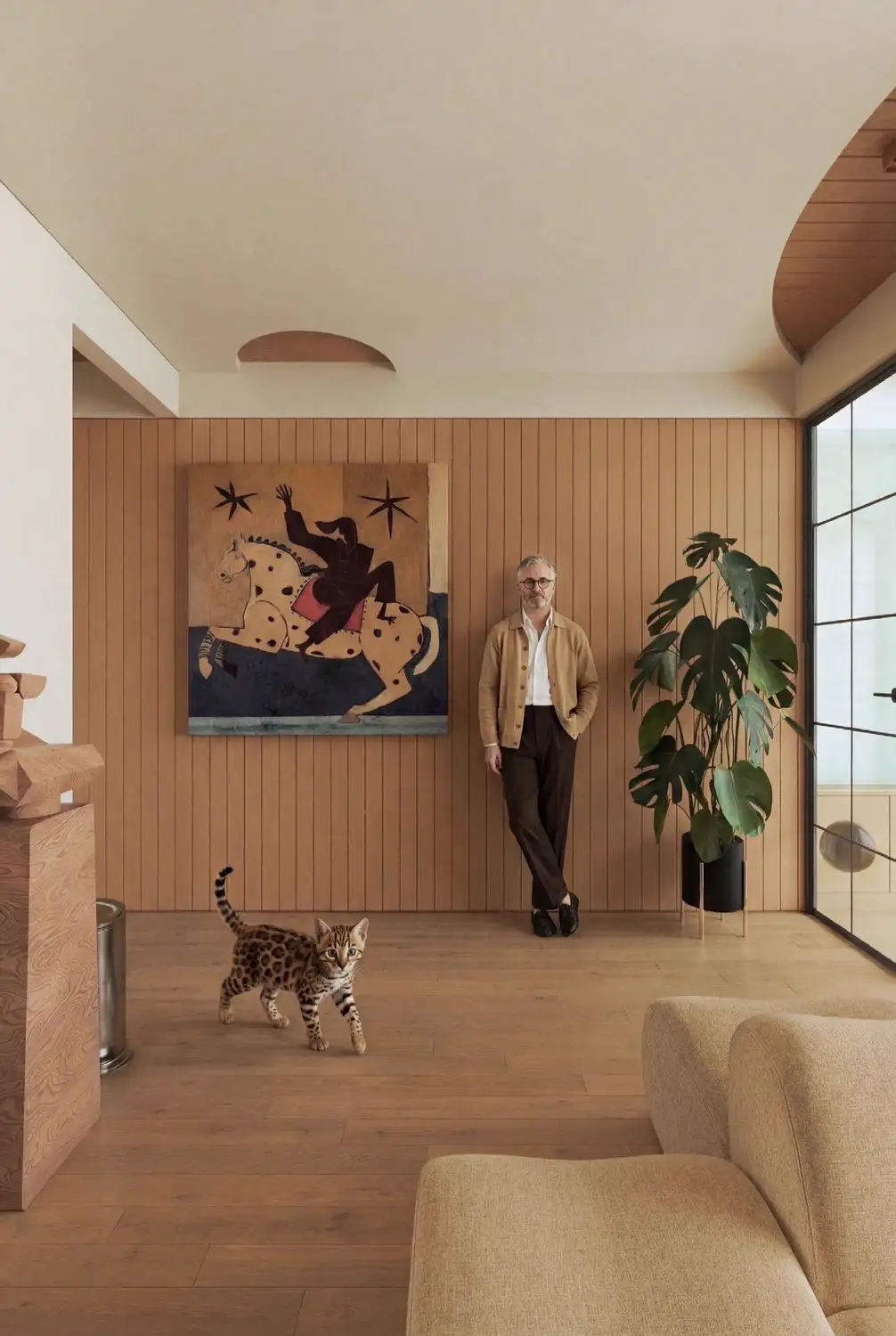 Natural Wood Interior Rendering 02, interior view 12