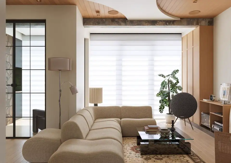 Natural Wood Interior Rendering 02 cover rendering