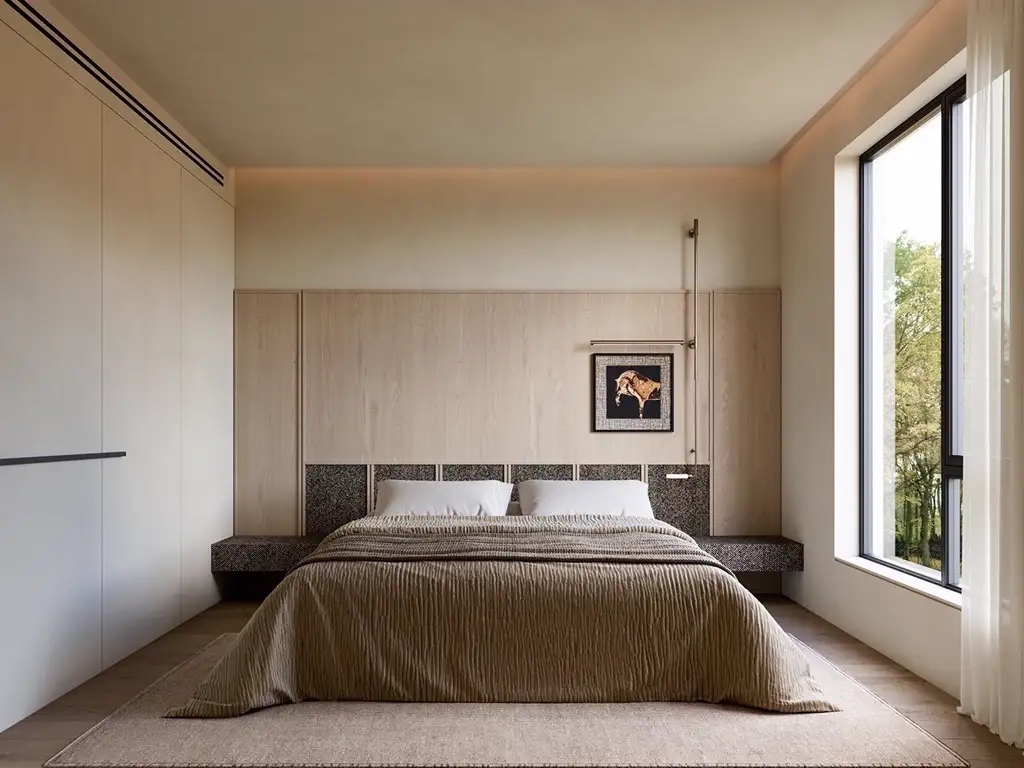 Natural Wood Interior Rendering 03, interior view 17