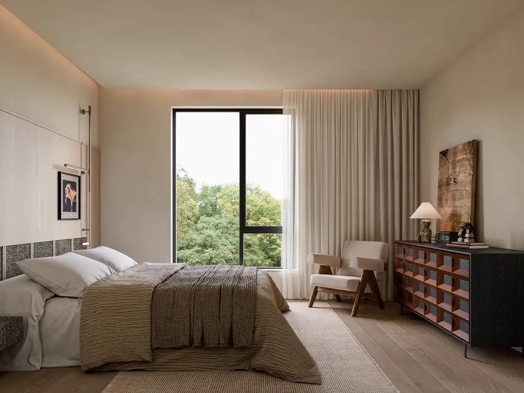 Natural Wood Interior Rendering 03, interior view 18