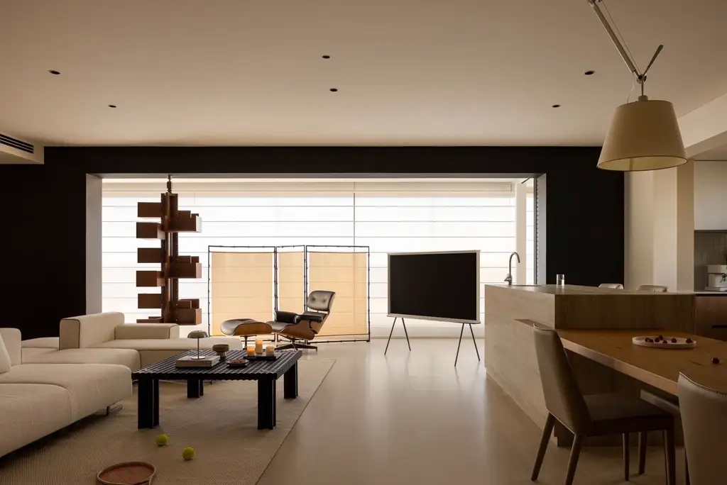 Natural Wood Interior Rendering 04, interior view 1