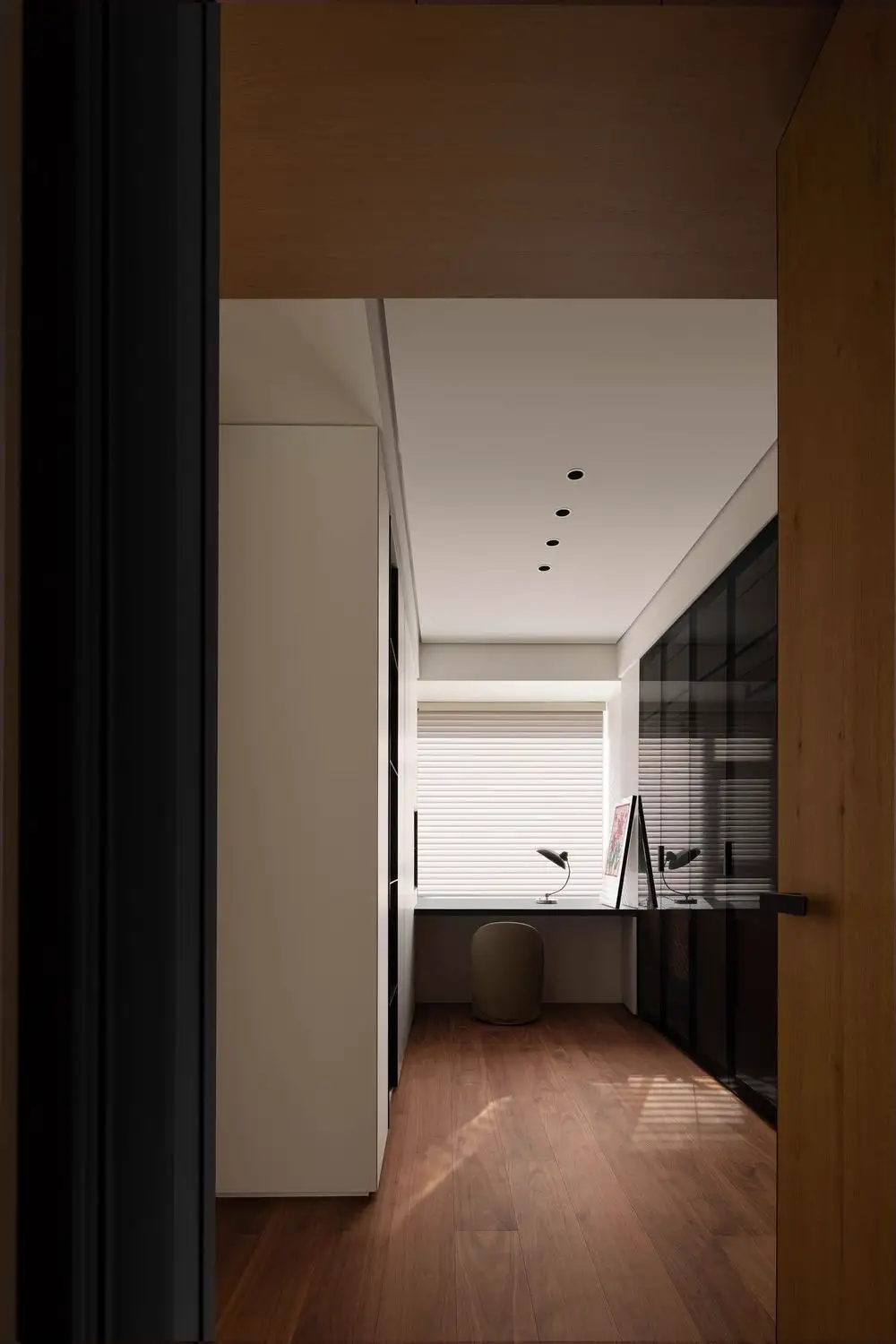 Natural Wood Interior Rendering 04, interior view 3