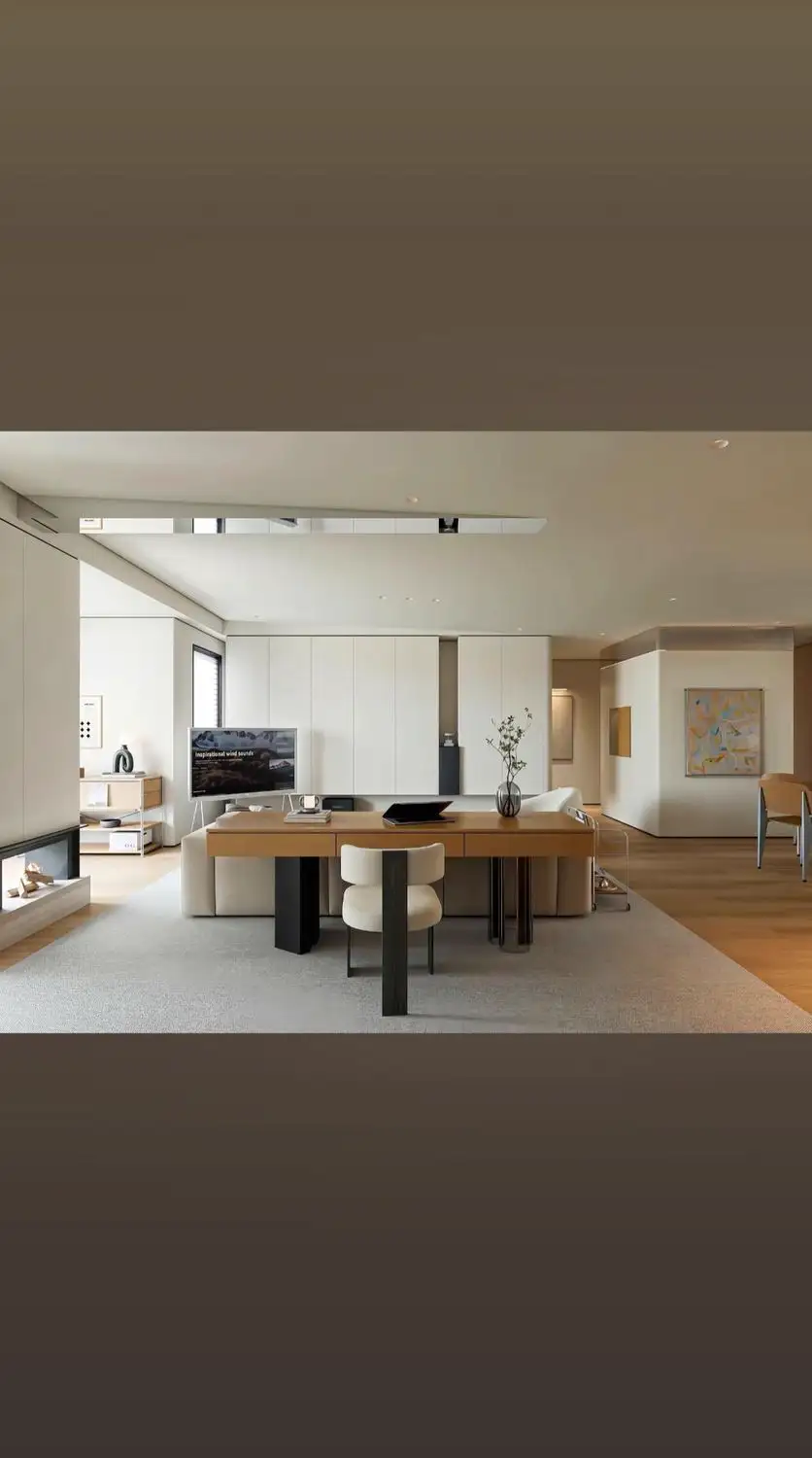 Natural Wood Interior Rendering 06, interior view 1