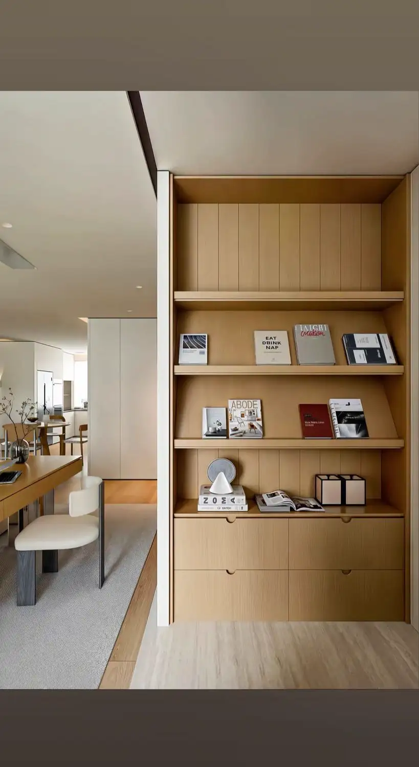 Natural Wood Interior Rendering 06, interior view 3