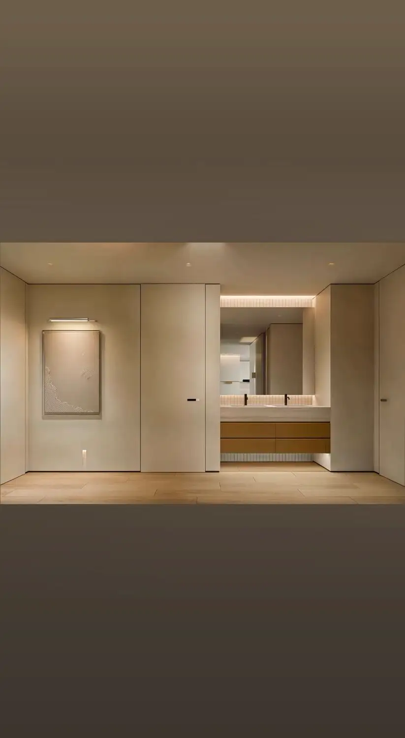 Natural Wood Interior Rendering 06, interior view 6