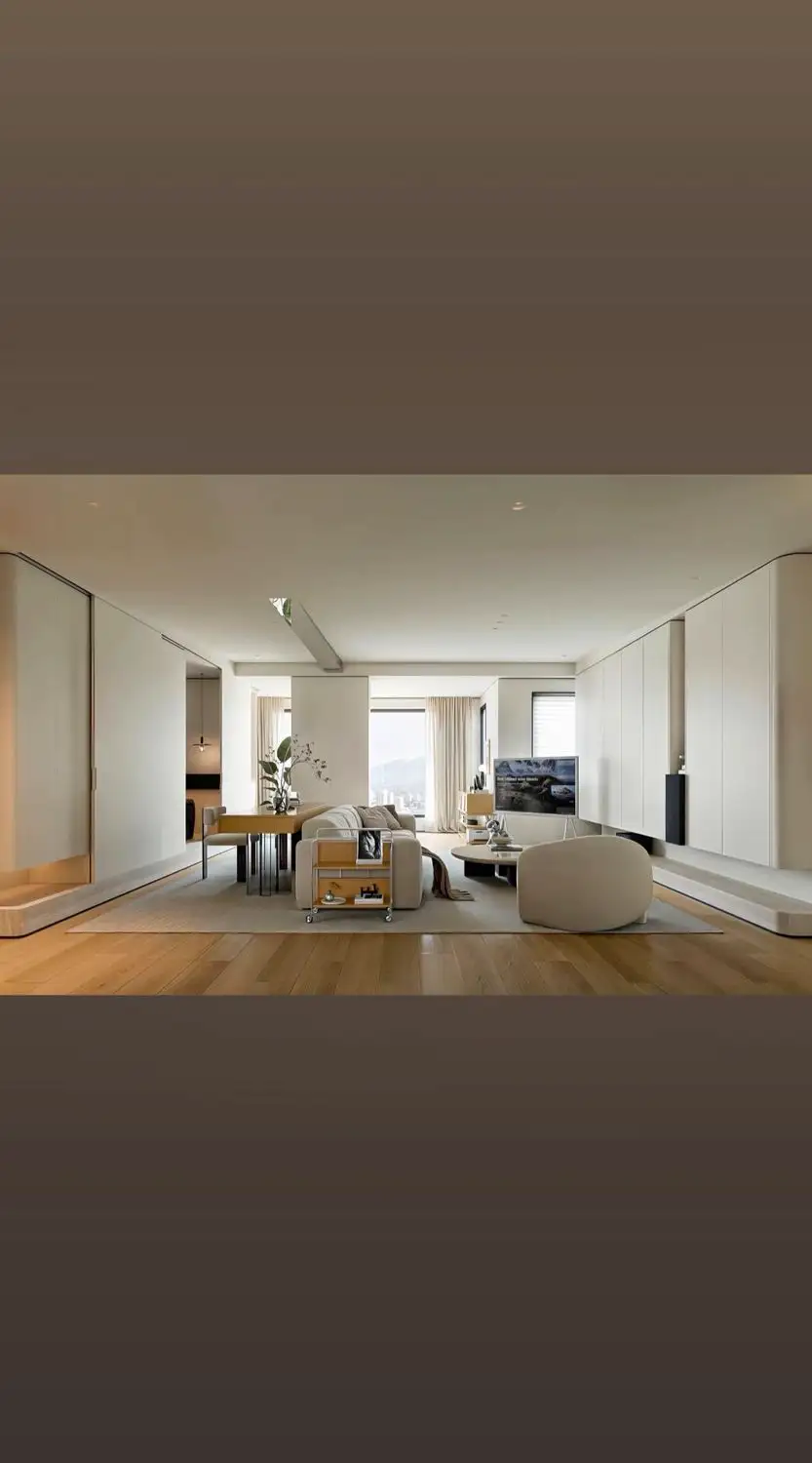 Natural Wood Interior Rendering 06, interior view 7