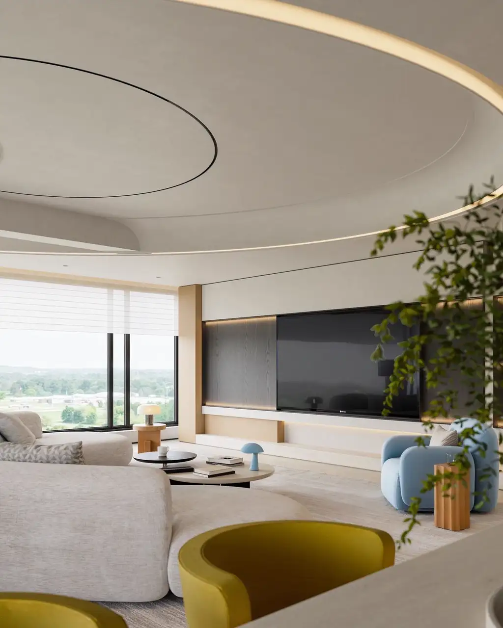 Natural Wood Full-home Rendering 02, interior view 4