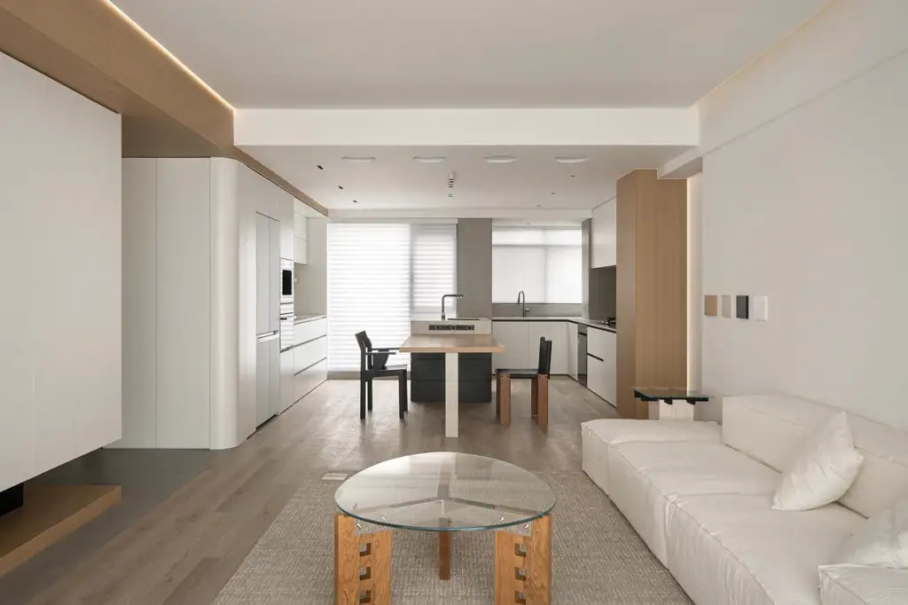 Natural Wood Interior Rendering 07, interior view 3