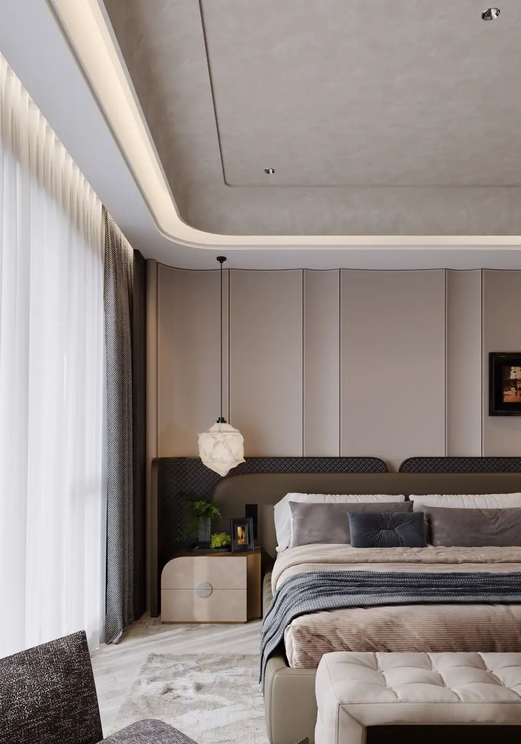Italian Minimal Interior Rendering 02, interior view 2