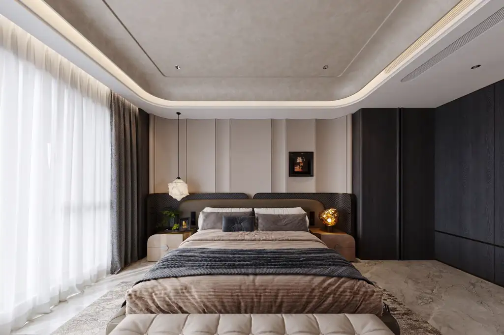 Italian Minimal Interior Rendering 02, interior view 3