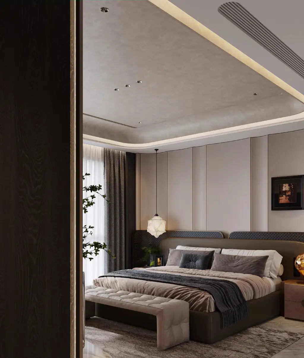 Italian Minimal Interior Rendering 02, interior view 5