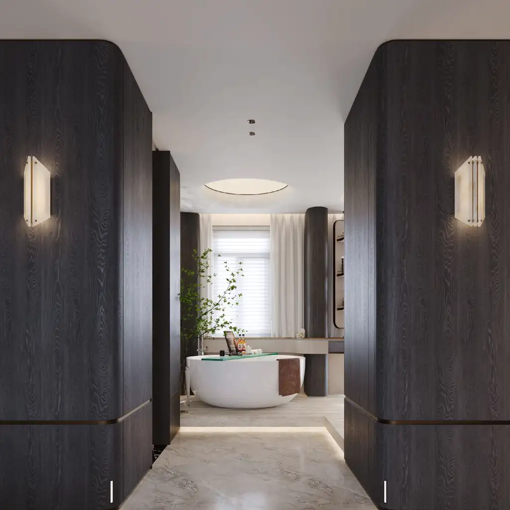 Italian Minimal Interior Rendering 02, interior view 7