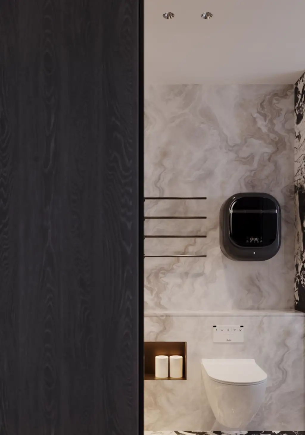 Italian Minimal Interior Rendering 02, interior view 11