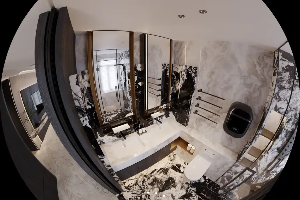 Italian Minimal Interior Rendering 02, interior view 14