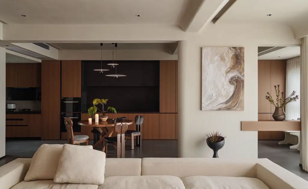 Italian Minimal Interior Rendering 03, interior view 5