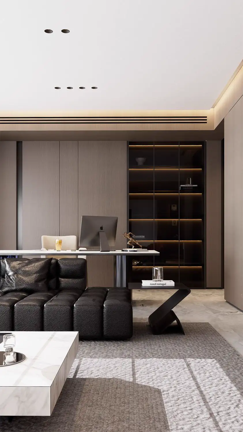 Italian Minimal Interior Rendering 04, interior view 5