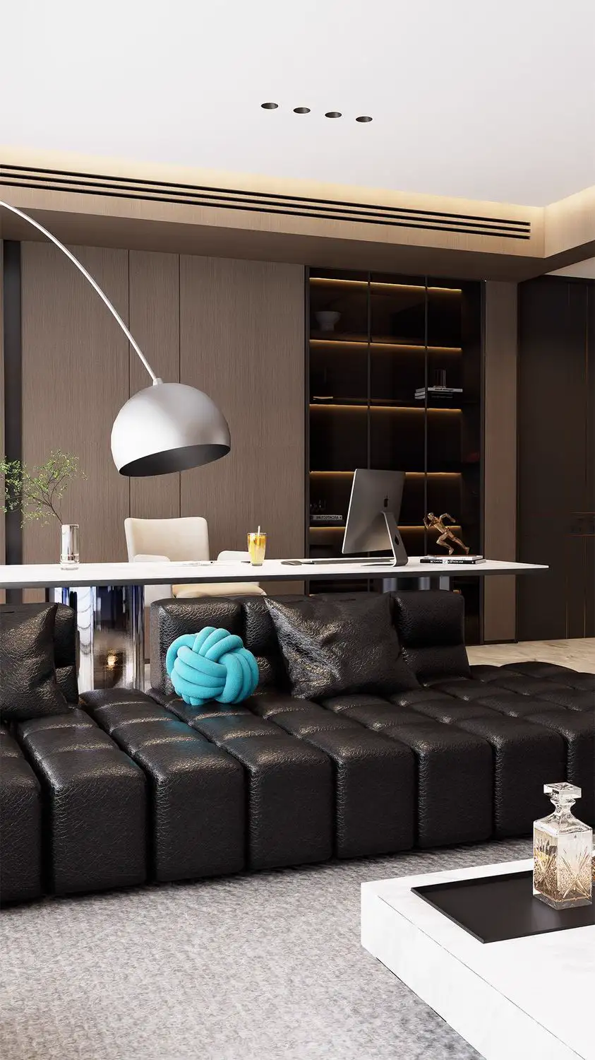 Italian Minimal Interior Rendering 04, interior view 6