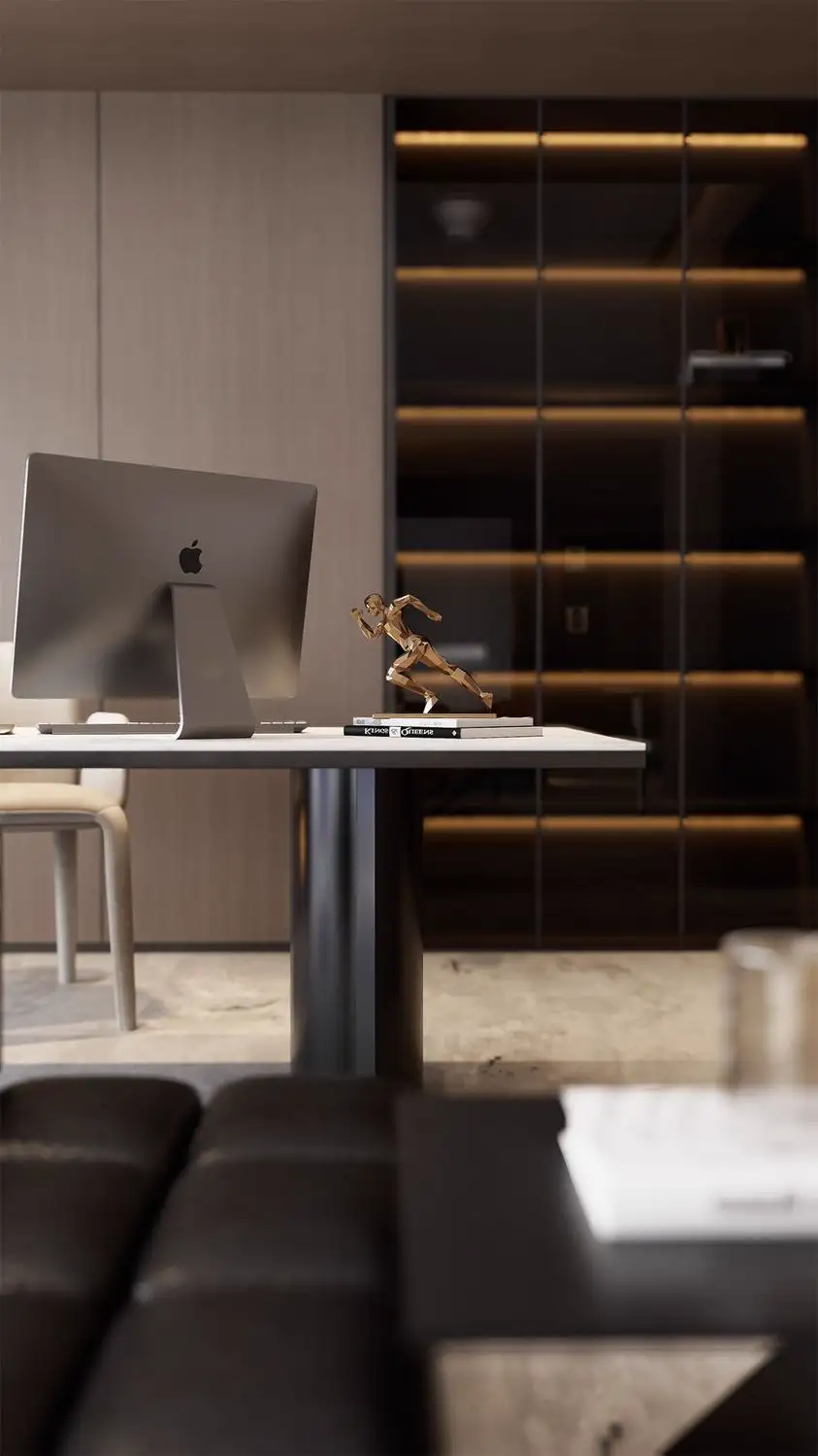 Italian Minimal Interior Rendering 04, interior view 7