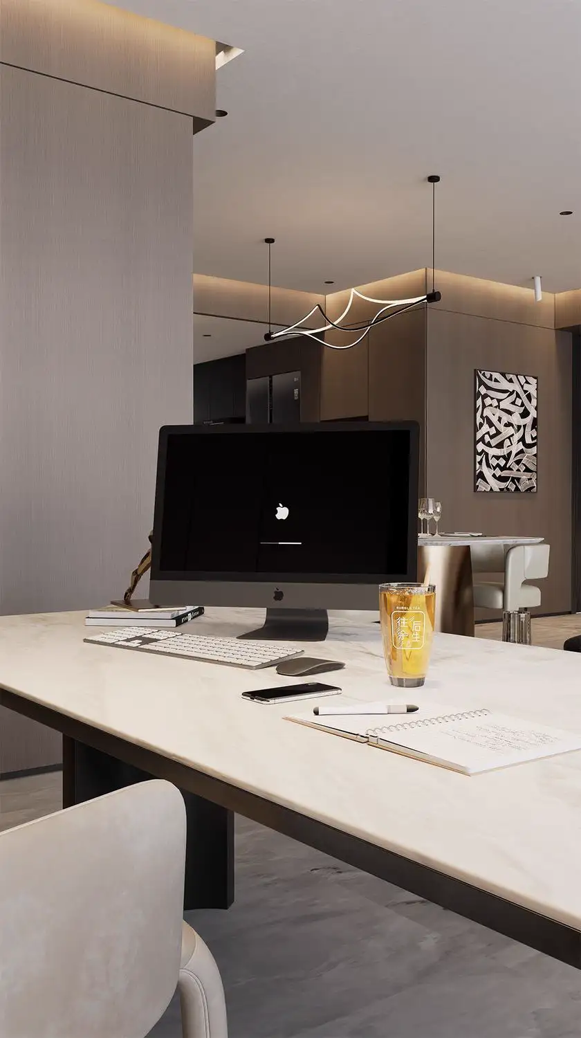 Italian Minimal Interior Rendering 04, interior view 12