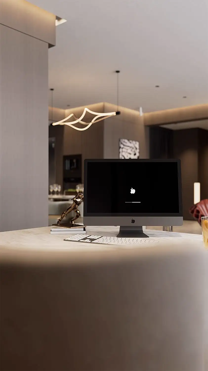 Italian Minimal Interior Rendering 04, interior view 13