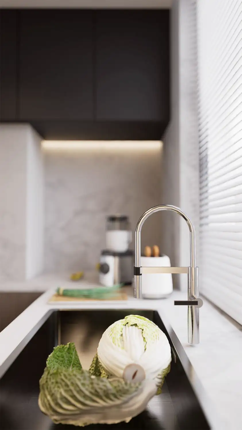 Italian Minimal Interior Rendering 04, interior view 18