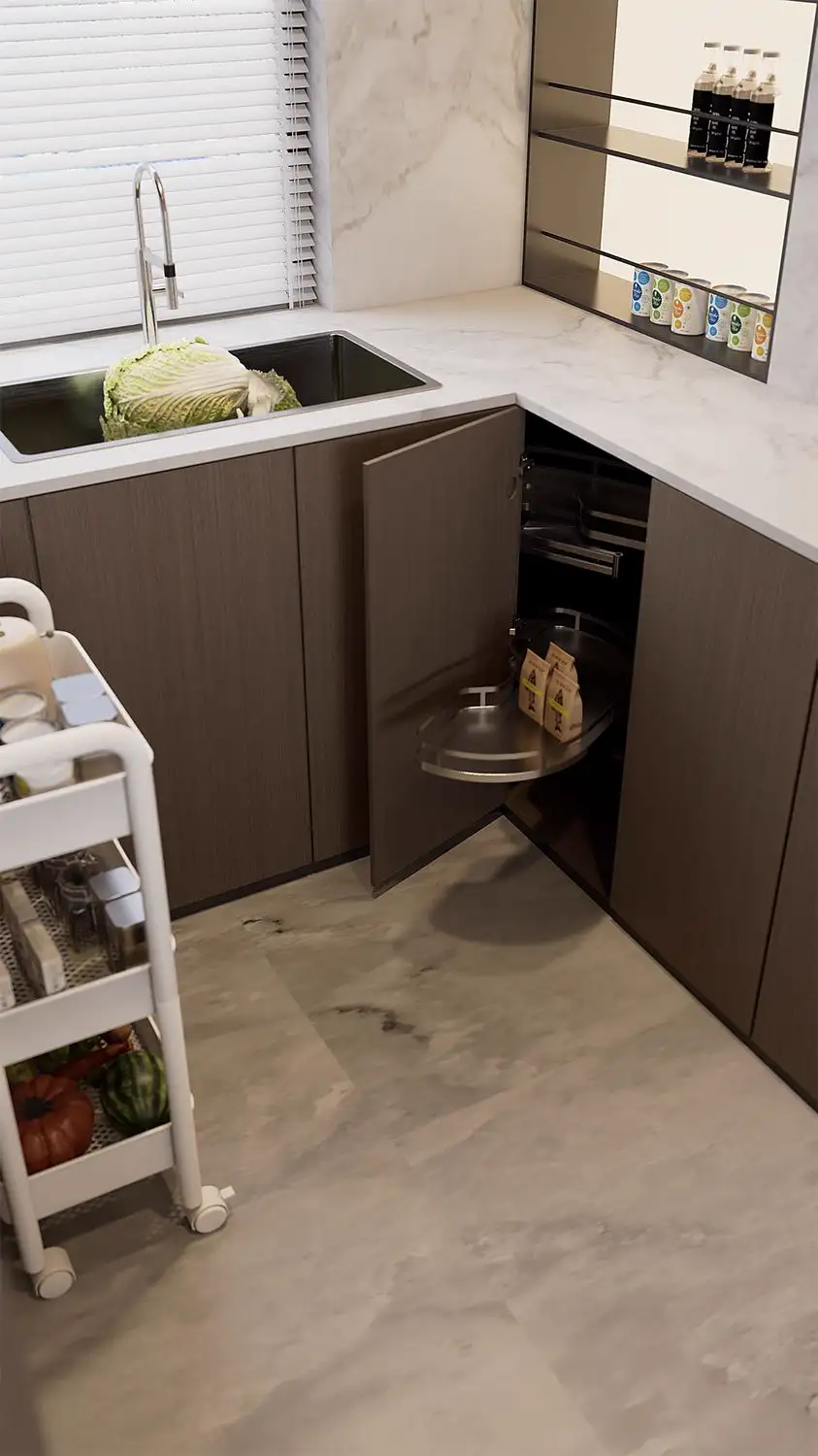 Italian Minimal Interior Rendering 04, interior view 20