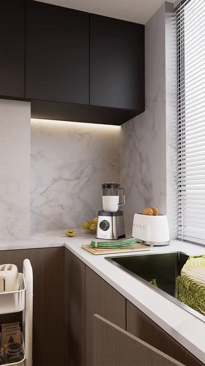 Italian Minimal Interior Rendering 04, interior view 25