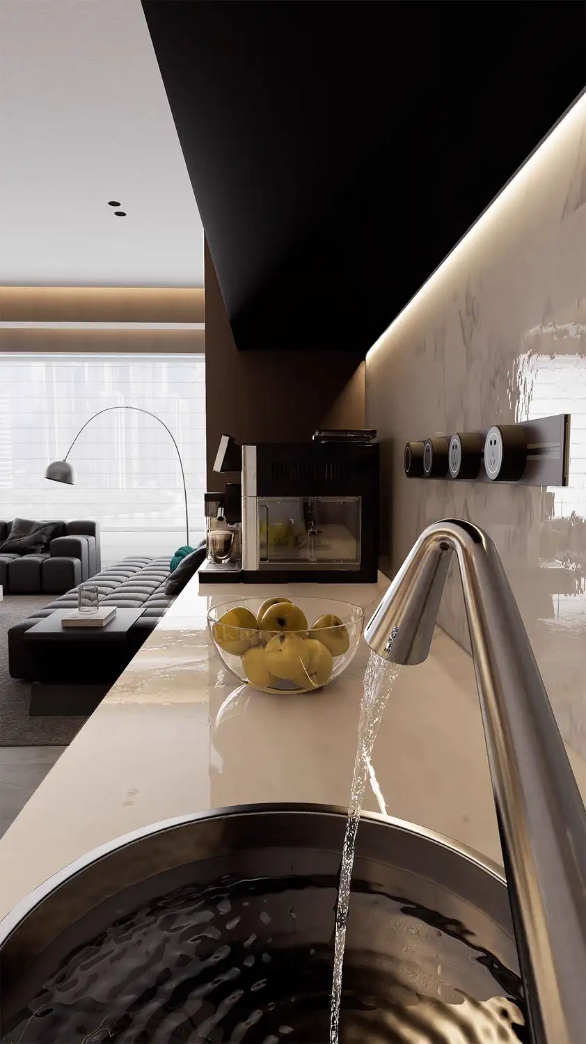 Italian Minimal Interior Rendering 04, interior view 28