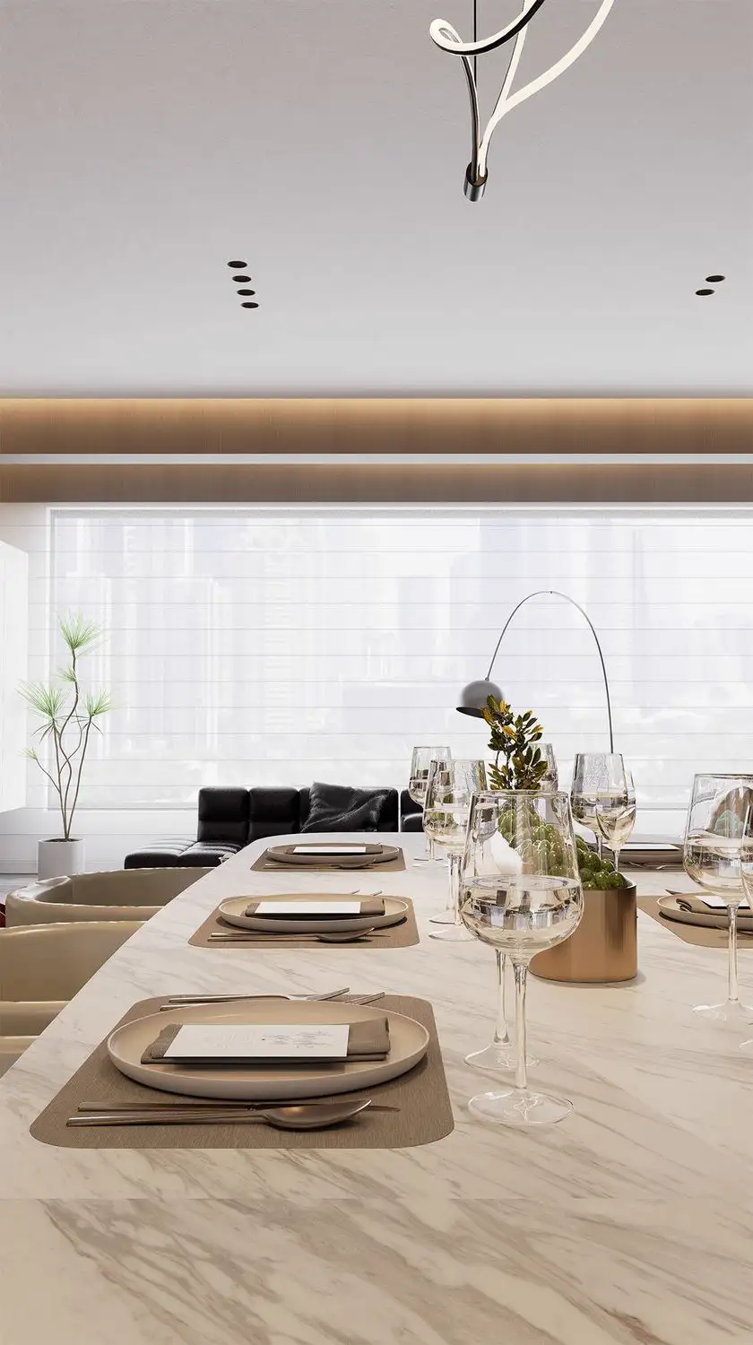Italian Minimal Interior Rendering 04, interior view 31
