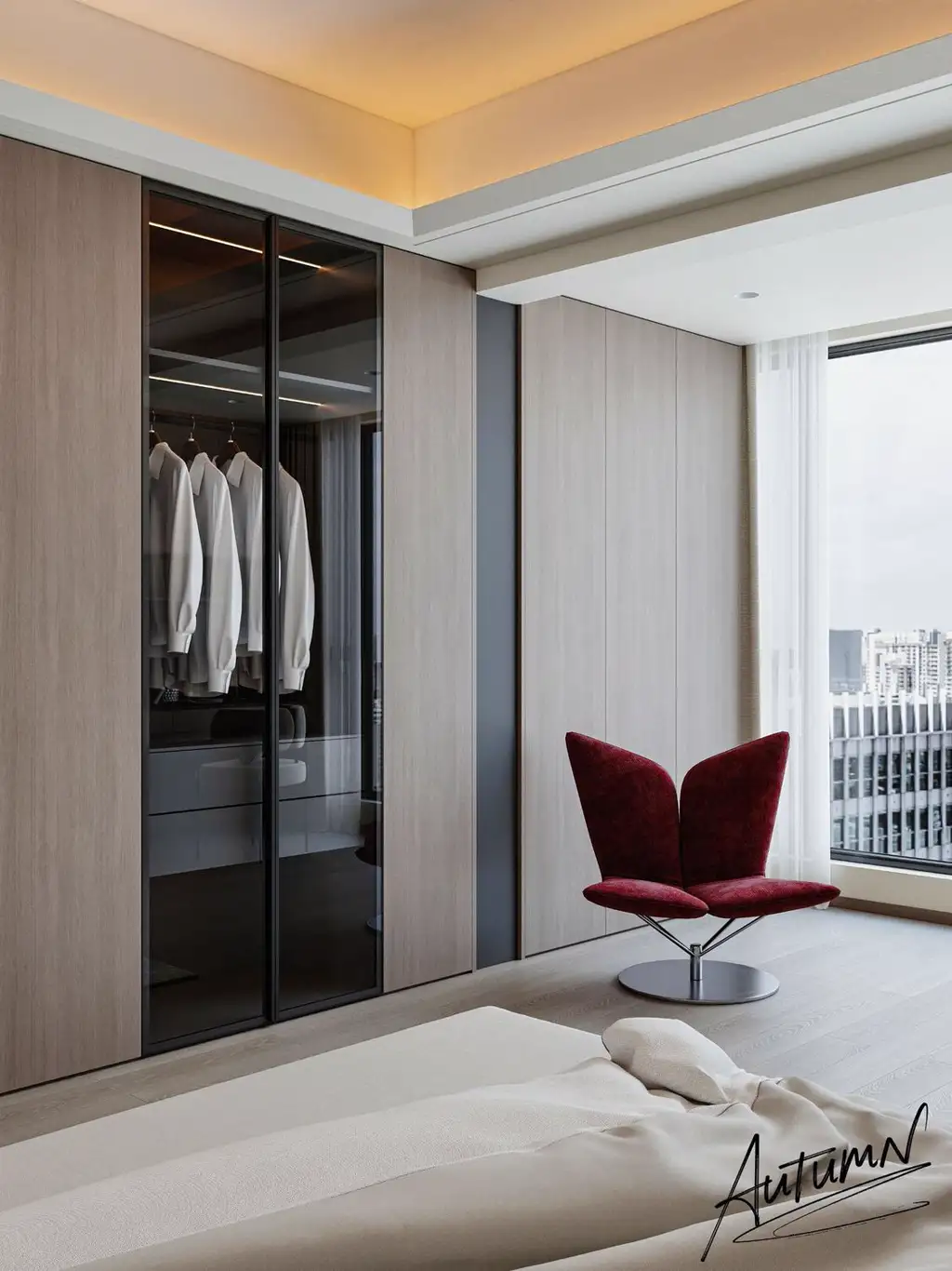 Italian Minimal Interior Rendering 05, interior view 9