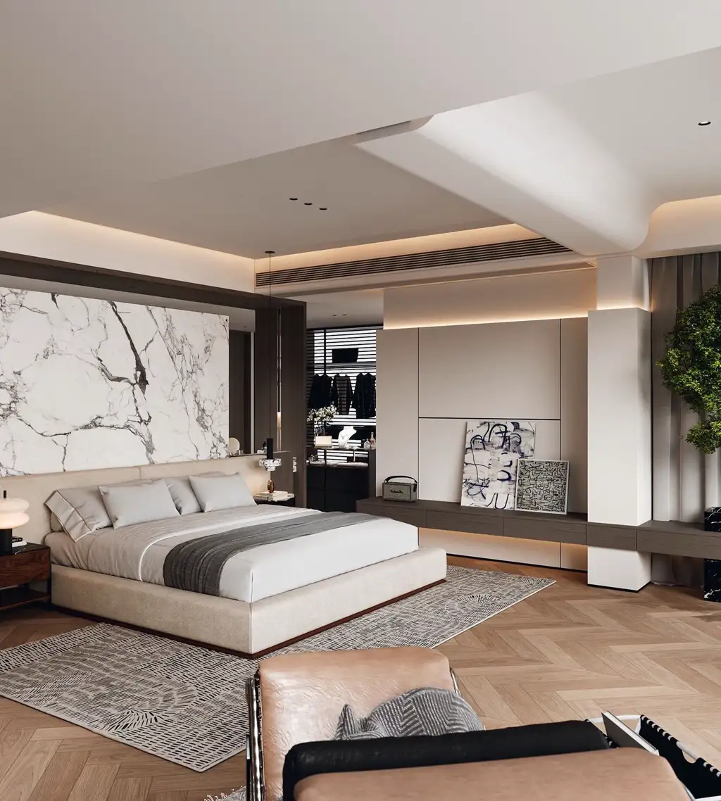 Italian Minimal Interior Rendering 06, interior view 1