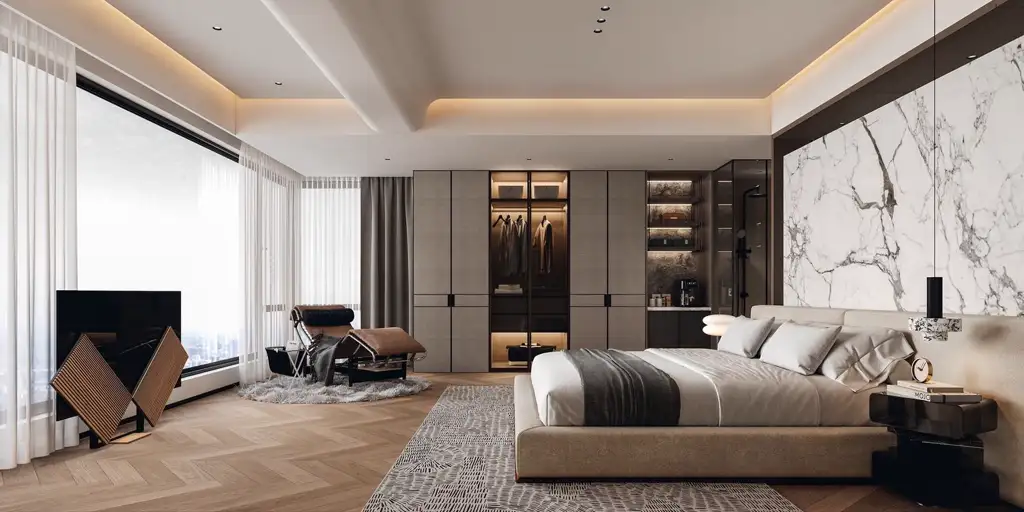 Italian Minimal Interior Rendering 06, interior view 5
