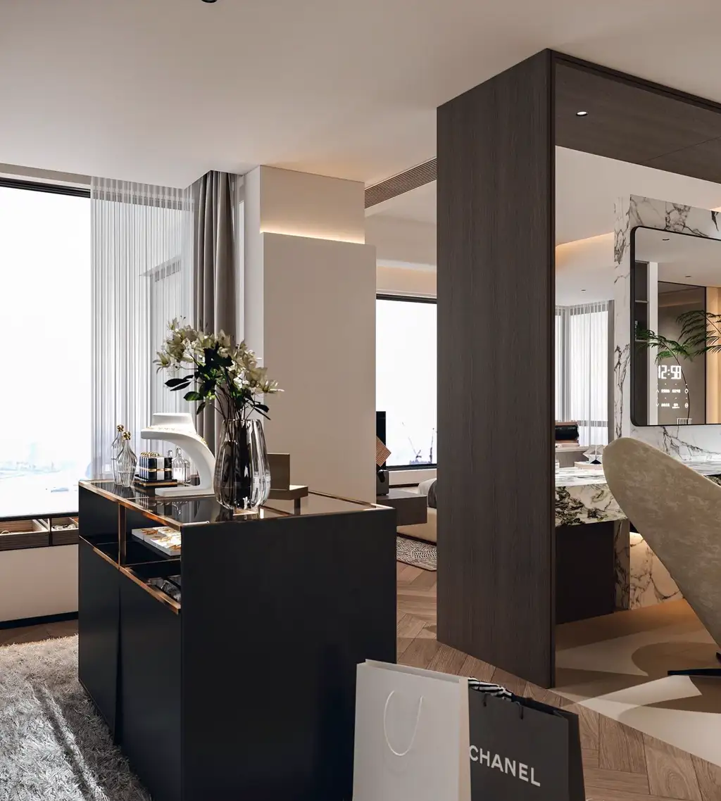 Italian Minimal Interior Rendering 06, interior view 9