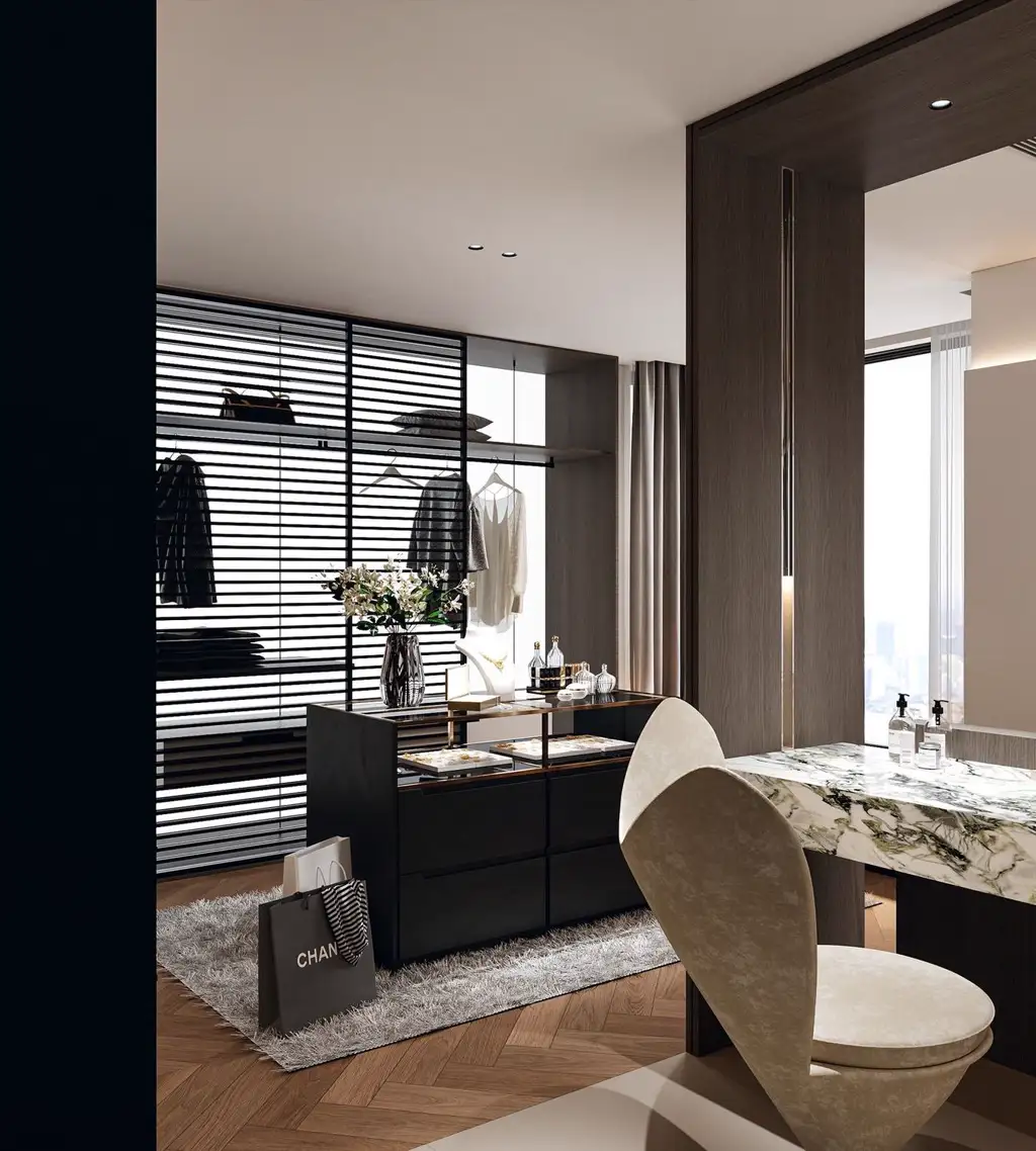 Italian Minimal Interior Rendering 06, interior view 12