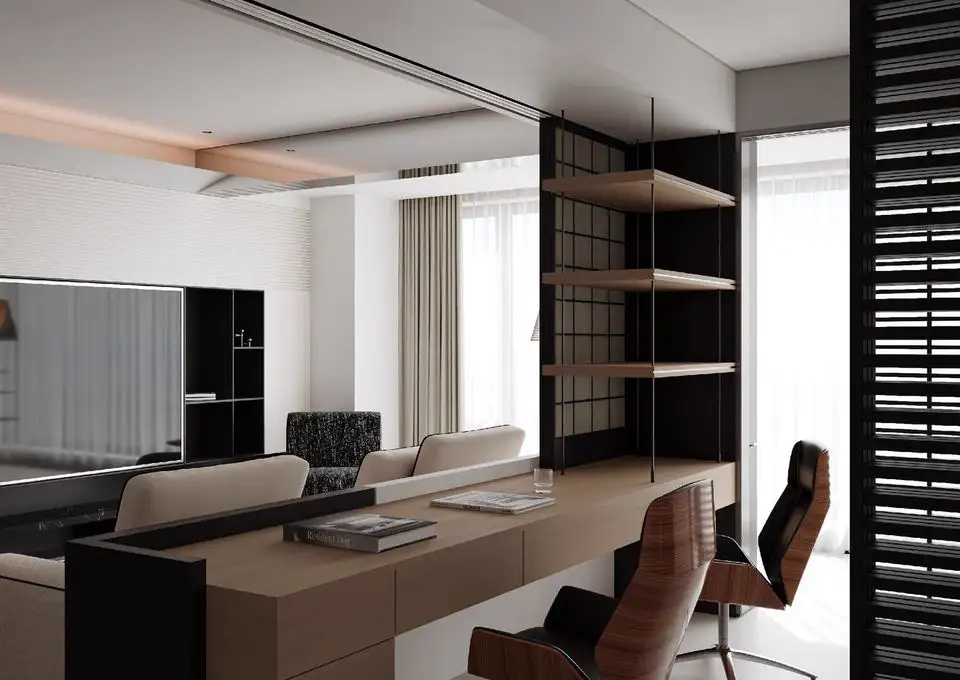 Italian Minimal Interior Rendering 07 cover rendering