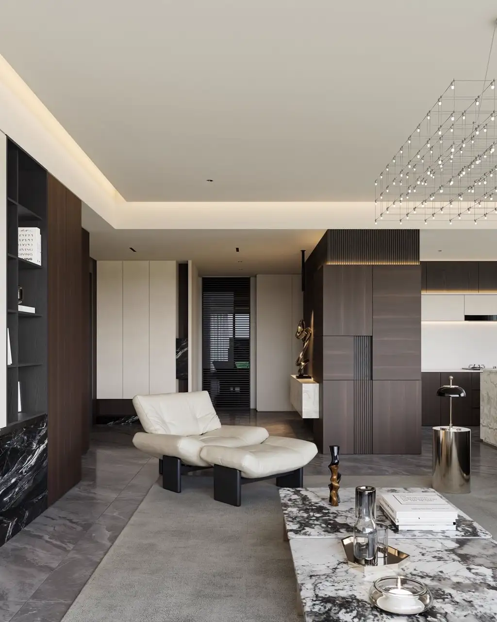 Italian Minimal Interior Rendering 08, interior view 6
