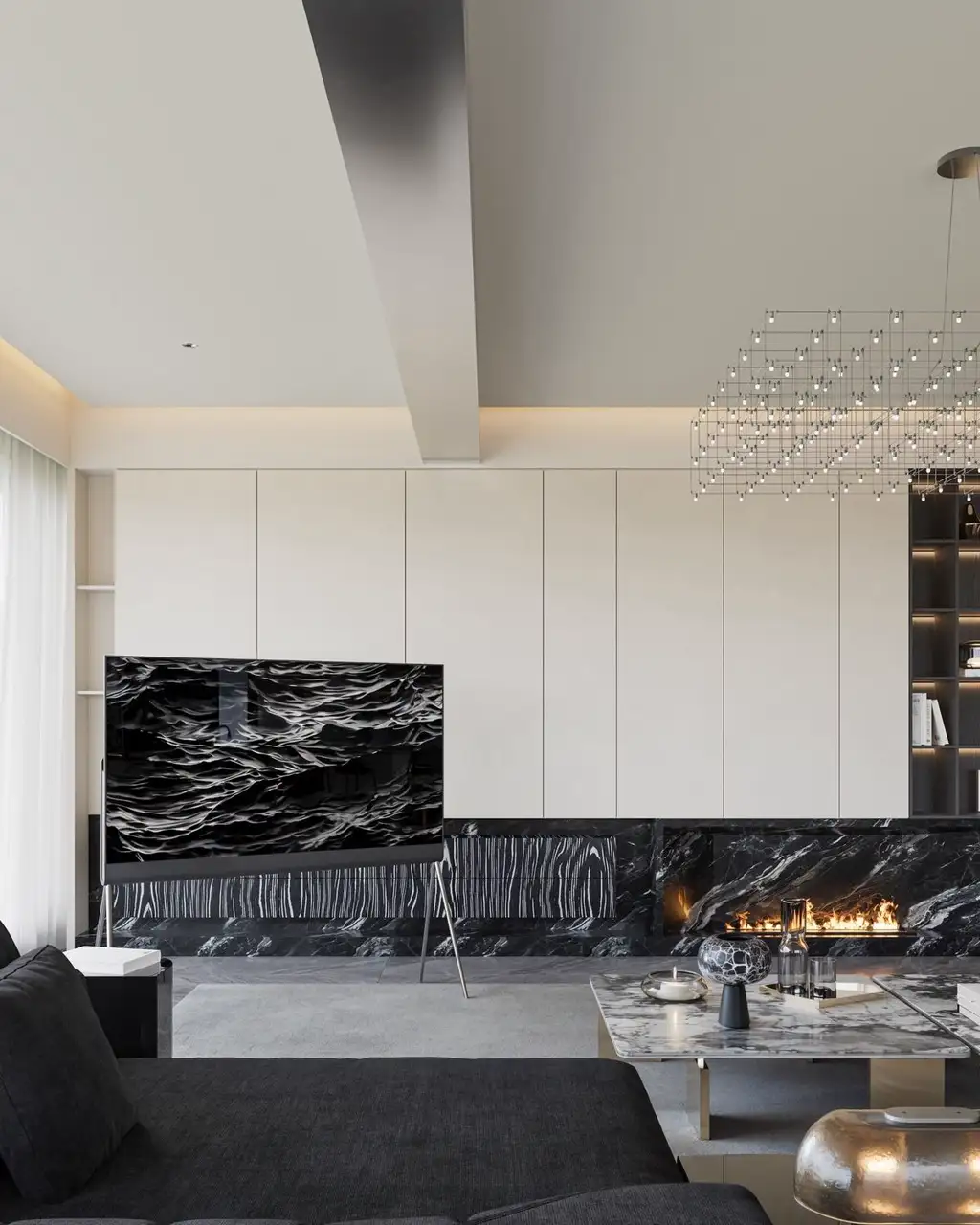 Italian Minimal Interior Rendering 08, interior view 8