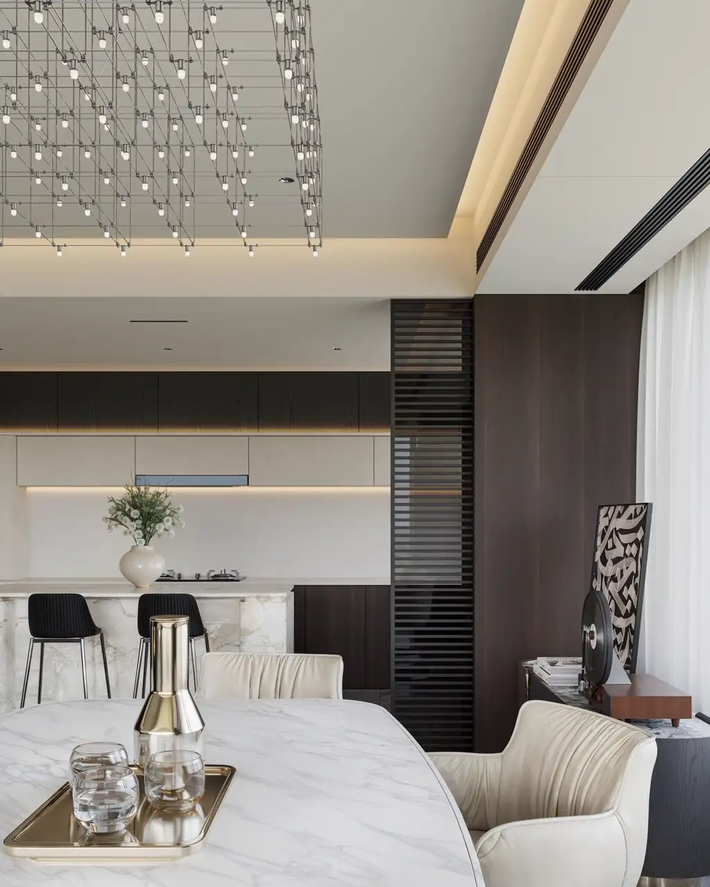 Italian Minimal Interior Rendering 08, interior view 10