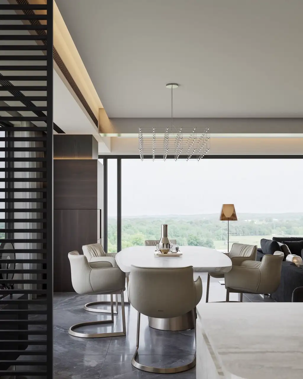 Italian Minimal Interior Rendering 08, interior view 11