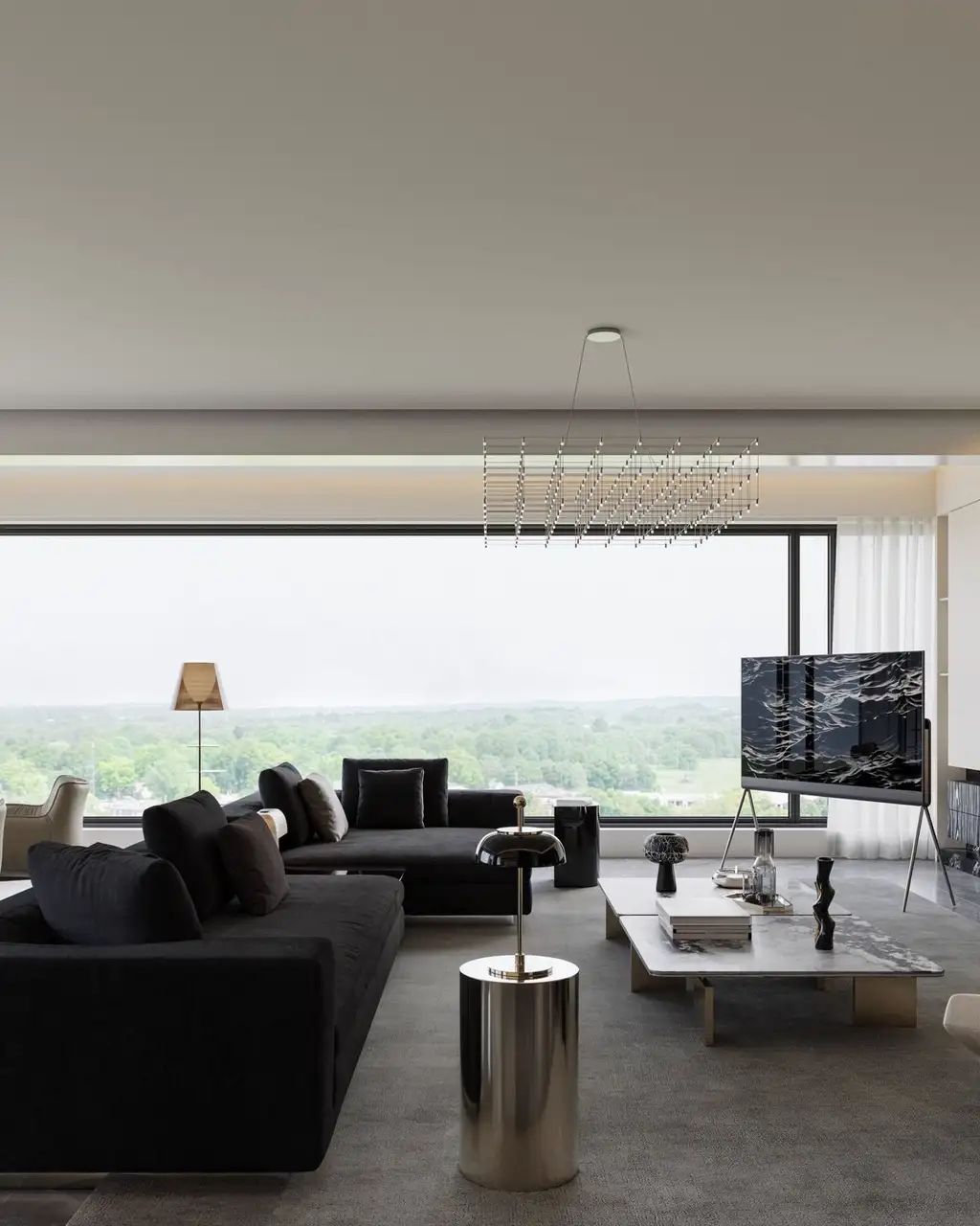 Italian Minimal Interior Rendering 08, interior view 12