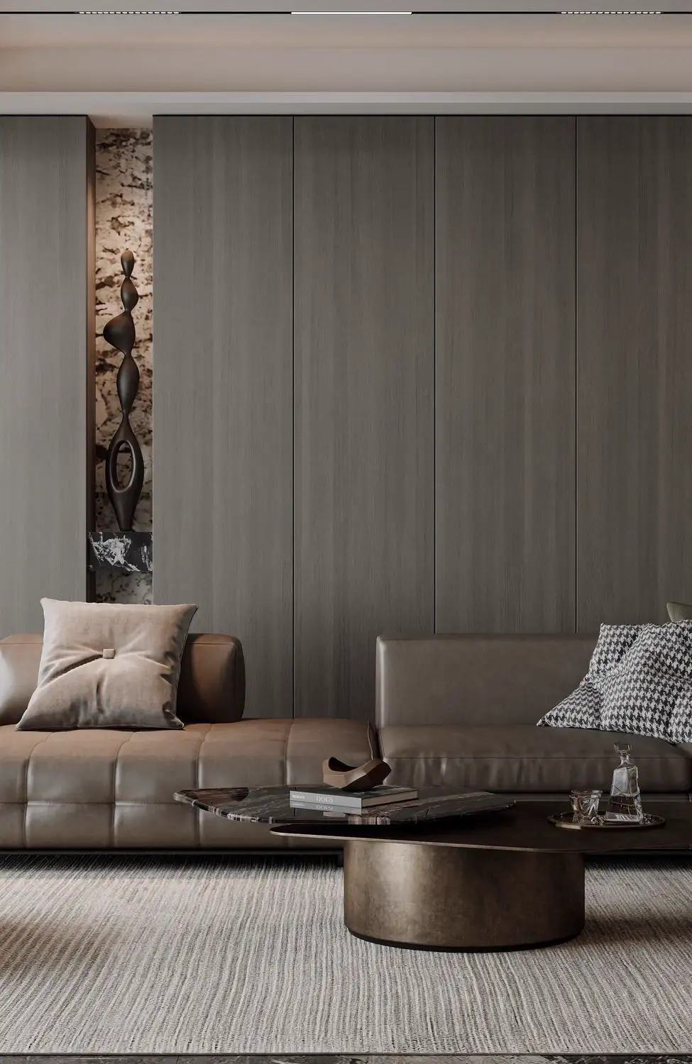 Italian Minimal Interior Rendering 09, interior view 4