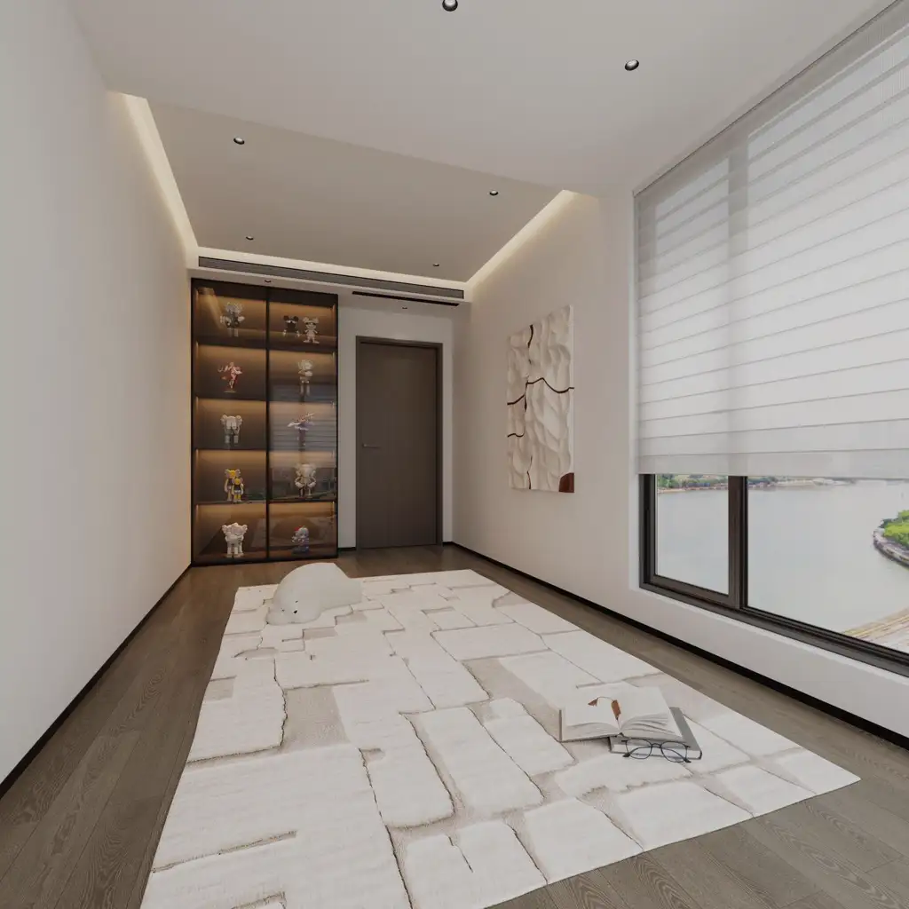 Italian Minimal Interior Rendering 09, interior view 13